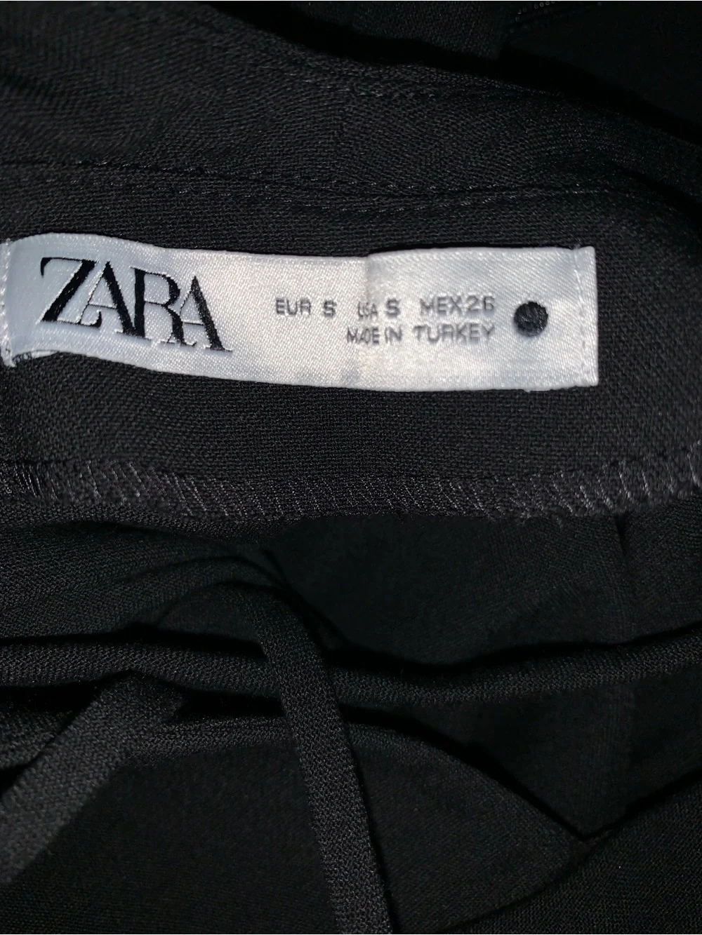 Women Zara black dress